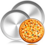 Teamfar Pizza Pan, 10 & 12 13.4 Pcs Set Stainless Steel. Fixed Price $30.27.