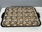 Temptations By Tara Old World Black Bakeware 24 Mini Muffin - Cupcake Pan. Fixed Price $75.00.