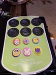 Wilton Easter 12 Cavity Spring Cookie Pan Bunny Eggs Basket Flower Chick 2011. Fixed Price $12.99.