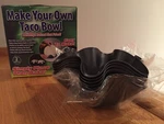 Gourmet Trends Make Your Own Taco Bowl Healthy! Baked, Not Fried Triple Set Of 6. Fixed Price $23.45.