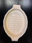 Emile Henry Williams Sonoma 7672 Oval Basting Roasting Pan 8 X 11 Inside. Fixed Price $79.99.