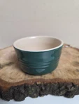 Le Creuset Stoneware Green Ramekin Custard Pudding Baking Kitchen Bakeware. Fixed Price $6.99.