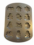 Wilton Christmas Cookie Shapes Pan 12 Designs Mold Non-stick Holiday Winter. Fixed Price $10.00.