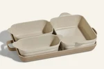 Our Place Five Piece Bakeware Set Steam. Fixed Price $119.41.