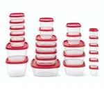 Rubbermaid 50-PIECE Easyfind Lids Vented Food Storage Set Bpa-free Microwave .... Fixed Price $39.87.