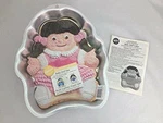 Wilton Baby Doll Girl Cake Pan W/ Insert & Original Instruction #2105-573. Fixed Price $15.89.