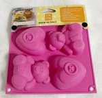 Silikomart, Pink Bear Heart Baking Or Candy Silicone Mold, Ptfa Free. Fixed Price $12.00.