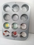 Wilton 2105-954 Recipe Right Non-stick Regular Muffin Pan, 12 Cup. Fixed Price $12.99.