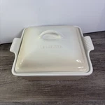 Le Creuset Meringue 8 3/4" Heritage Square Baker Baking Dish - Stoneware. Fixed Price $84.99.