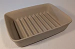Pampered Chef Stone Wear Baking Dish #5122 9" X 6.75" 1.75" Usa. Fixed Price $24.99.