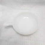 Vintage Glasbake 11OZ Lot Set Of 2 Milk Glass Bakeware Microwave Safe Dishhandle. Fixed Price $9.97.