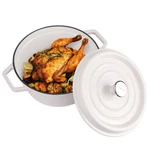 Haushof 5.3QT Enameled Cast Iron Dutch Oven With Lid For Sourdough Bread Baking. Fixed Price $73.99.