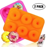 Hehali Silicone Donut Pan, 2PCS Non-stick Mold, Bagels And More. Fixed Price $19.99.