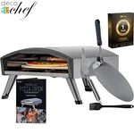 Deco Chef Outdoor Gas Pizza Oven Portable Stainless With 1 Year Warranty. Fixed Price $151.00.