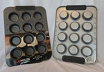 Brand New Set Of Two Anolon Nonstick Mini Muffin Pan With Silicone Grips. Fixed Price $20.00.