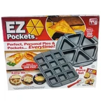 Ez Pockets Non Stick Baking Kit 4 Piece Set 2 Pans Cutting Tool Recipe Book New. Fixed Price $19.20.