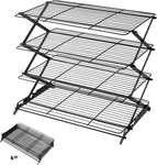 2/3/4-TIER Upgraded Collapsible Cooling Rack With Adjustable Setting Design. Fixed Price $56.92.