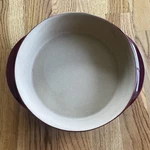 Pampered Chef 8 Cranberry Oval Stoneware Casserole Dish Family Heritage Euc!. Fixed Price $19.99.