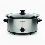 Kitchen Elite 7 Quart Slow Cooker Dishwasher & Oven Safe With Tempered Glass Lid. Fixed Price $30.00.