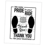 Chimailong White Paper Floor Mats : Disposable Cars Auto Vehicles 100. Fixed Price $39.86.
