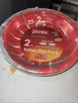 New Pyrex Easy Grab Glass Bakeware (2). Fixed Price $14.00.
