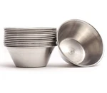 EHOMEA2Z Stainless Steel Condiment Sauce Cups, Metal Ramekins, Comme.... Fixed Price $17.64.