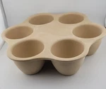 Pampered Chef 5124 Jumbo Muffin Stoneware Pan Mini Meatloaf Single Serving. Fixed Price $30.00.