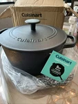 Cuisinart Chef's Classic 5-QUART Round Covered Casserole Cast Iron. Fixed Price $58.00.