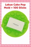Lekue Cake Pop Mold + 100 Sticks It Like Hot! Silicone. Fixed Price $8.41.