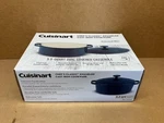 Cuisinart Cast Iron Oval Covered Casserole (provencial Blue) 5.5 Qt. Fixed Price $109.95.