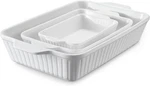 Dowan Casserole Dishes For Oven, Baking Set, Ceramic Bakeware White. Fixed Price $71.99.