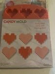 New Wilton 12 Candy Hearts Silicone Mold Pixelated Design By Rosanna Pansino. Fixed Price $7.99.