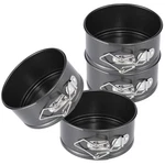 Hiware Mini Springform Pan Set Piece Small Nonstick 4-INCH, Black. Fixed Price $24.23.