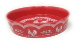 Temp-tations 9IN Round Pie Baking Casserole Dish, Doodle Red K91693. Fixed Price $32.95.