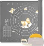 Ourokhome Silicone Baking Mat Sheet And Pastry Dough Cutter, 20L X 16W, Gray. Fixed Price $19.07.