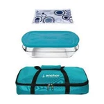 Anchor Hocking Essentials 3 Quart Bake'n Take Tote With Lid. Fixed Price $39.99.