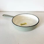 Figmint Target 6 Enameled Cast Iron Skillet Nwt Sage Green & Cream. Fixed Price $24.95.