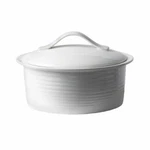 Royal Doulton Maze White Covered Casserole-discontinued Gordon Ramsay. Fixed Price $199.97.