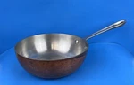 Vtg All-clad Copper Stainless Steel Frying Saute Pan Skillet 8" No Lid. Fixed Price $99.99.
