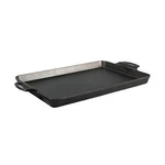 Lodge Cast Iron Baking Pan Dual Handles Seasoned 15.5 X 10.5. Fixed Price $59.98.