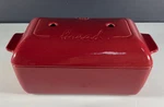 Emile Henry Bread Loaf Baker With Lid Red. Fixed Price $94.99.