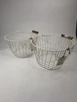 Hearth Magnolia White Wire Round Easter Basket Gaines Target Set Of 2. Fixed Price $59.95.