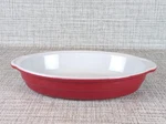 Emile Henry Red Oval Baking Dish Casserole With Handles Ceramic 12.5X8.5 Nwob. Fixed Price $19.99.