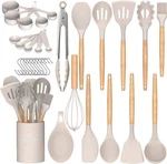 Umite Chef Kitchen Cooking Utensils Set, 33 Pcs Non-stick Silicone. Fixed Price $34.58.