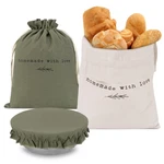 Beautiful Linen Bag Set And Proofing Cover For Homemade Sourdough Bread.... Fixed Price $24.99.