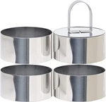 Round Cake Mold, Stainless Steel 3 Cooking Crumpet Rings With 1. Fixed Price $13.99.