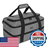 Trunab Insulated Casserole Carrier Thermal Tote Bag For 9X13 Dishes Hot/cold Foo. Fixed Price $43.32.