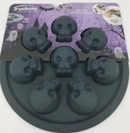New Trudeau Skull Cake Pan Structure Silicone Mold Baking Halloween. Fixed Price $20.00.