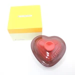Le Creuset Ramequin D'amour Heart Cocotte Red With Lid Japan Limited Stoneware. Fixed Price $54.99.