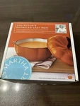 Martha Stewart Collection Enameled Cast Iron 2-QT. Pumpkin Casserole Dish. Fixed Price $100.00.